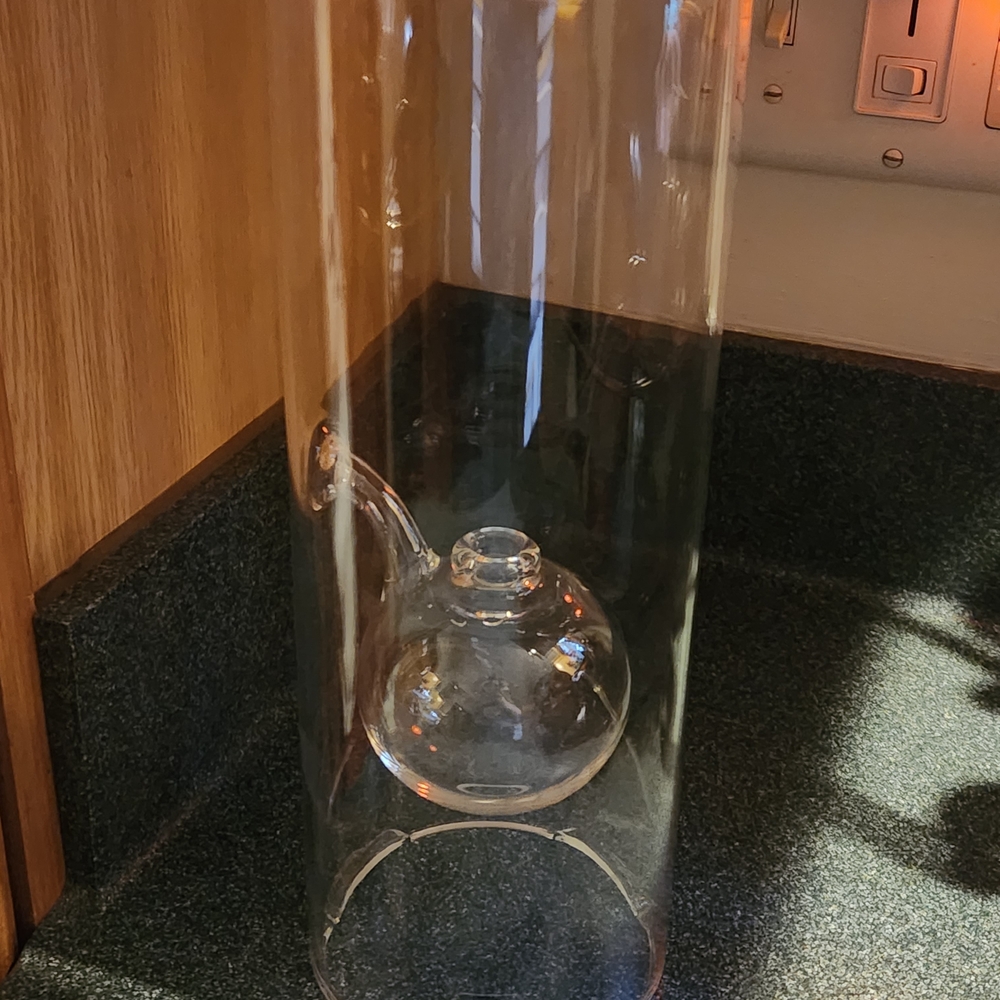 Elegant Glass Oil Burner 12 Inches Tall